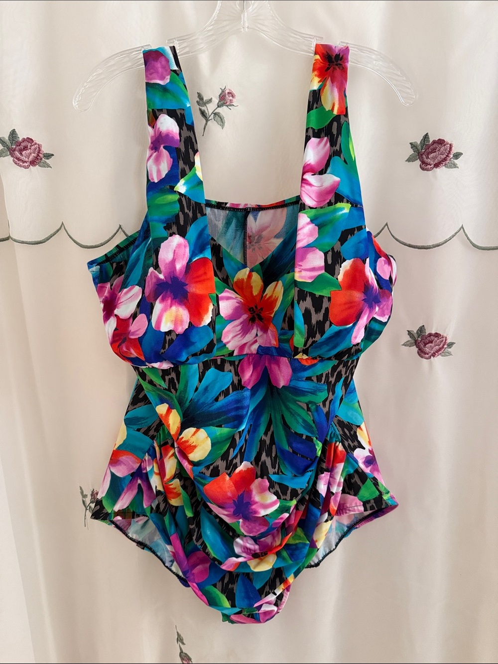 Floral Multicolor One-Piece Swimsuit
